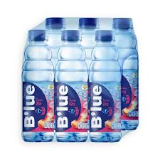 B'lue Water Based Drinks Peach-6X500ml.