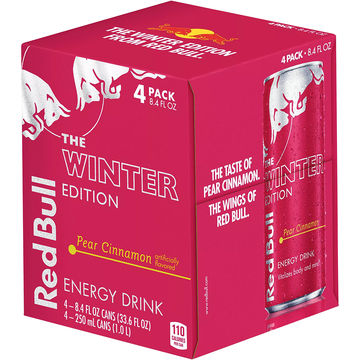 Red Bull The Winter Edition Pear Cinnamon X4