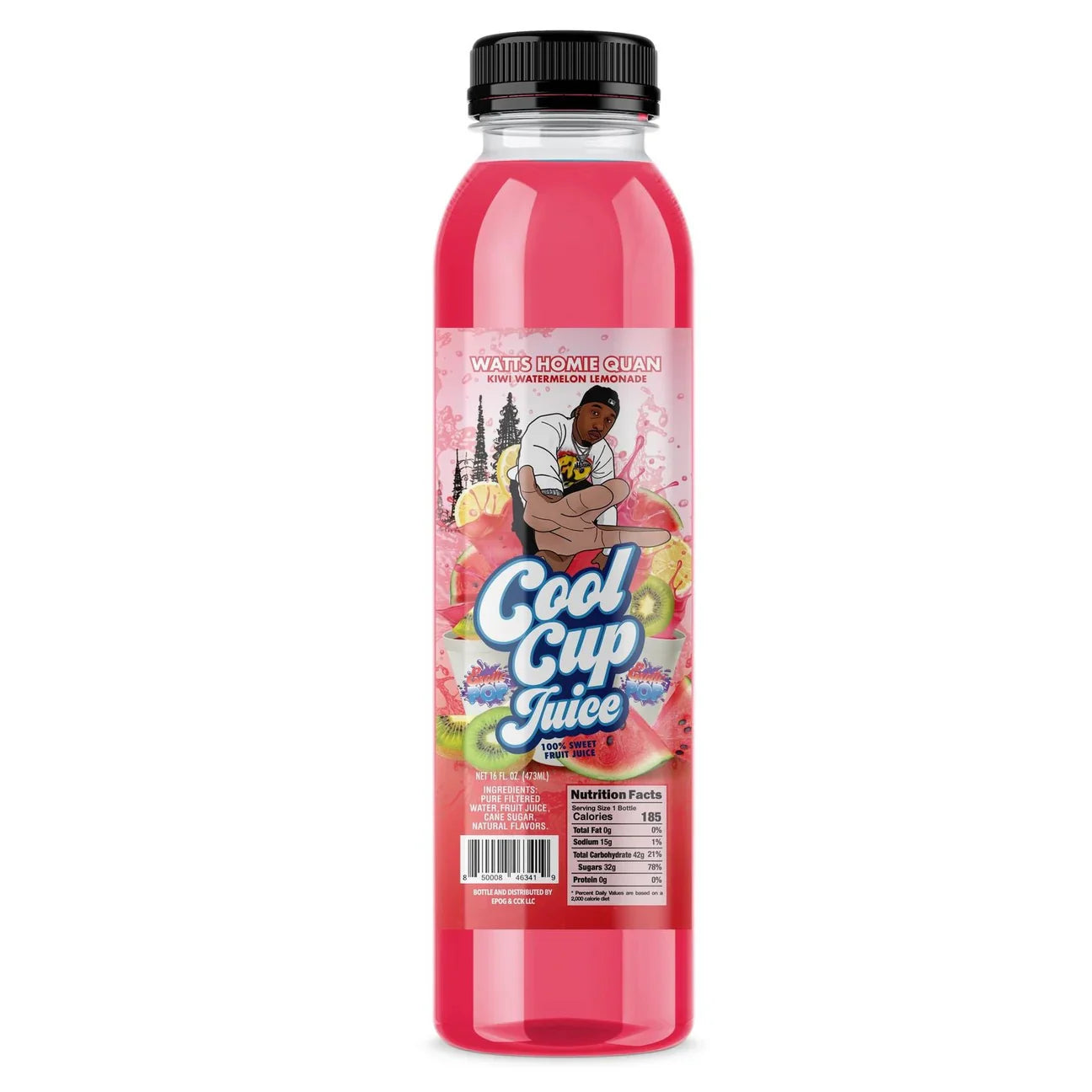 Exotic Pop x Cool Cup Juice Watts Homie Quan Kiwi Watermelon Lemonade