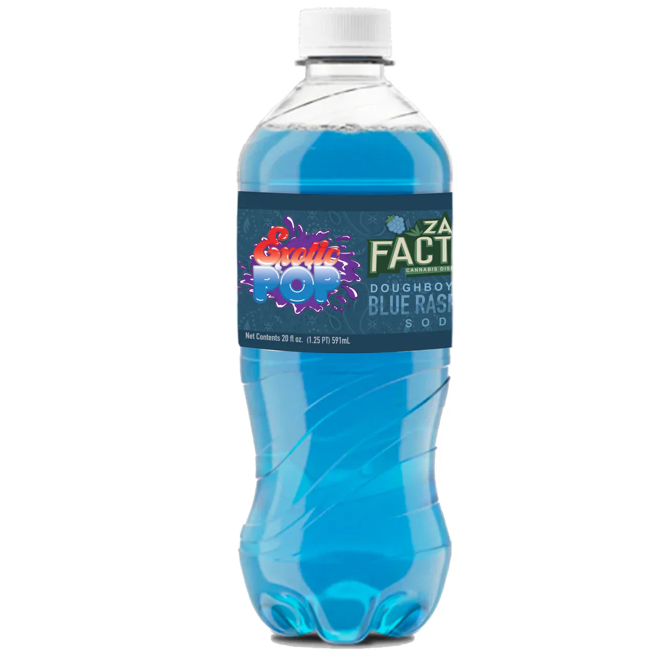 Exotic Pop Za Factory Doughboy Sauce Blue Raspberry Soda