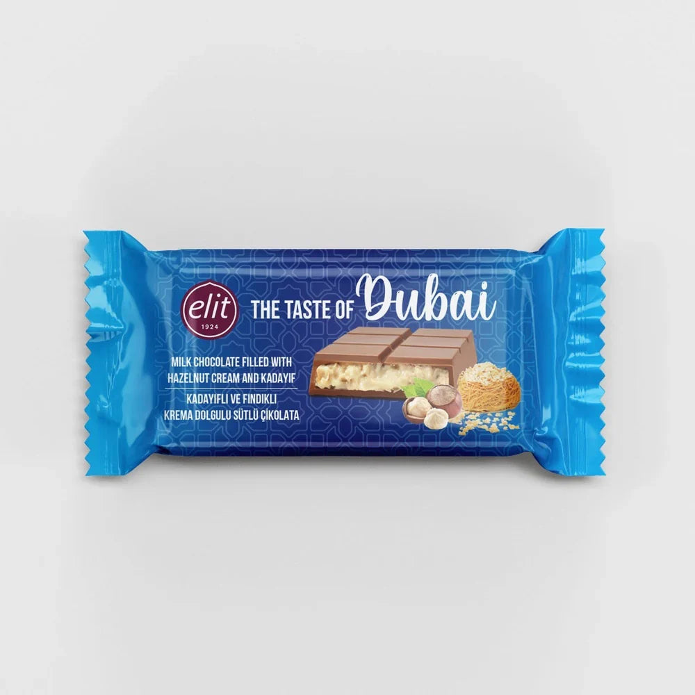 Elit Dubai Milk Chocolate Hazelnut Cream & Kadayif