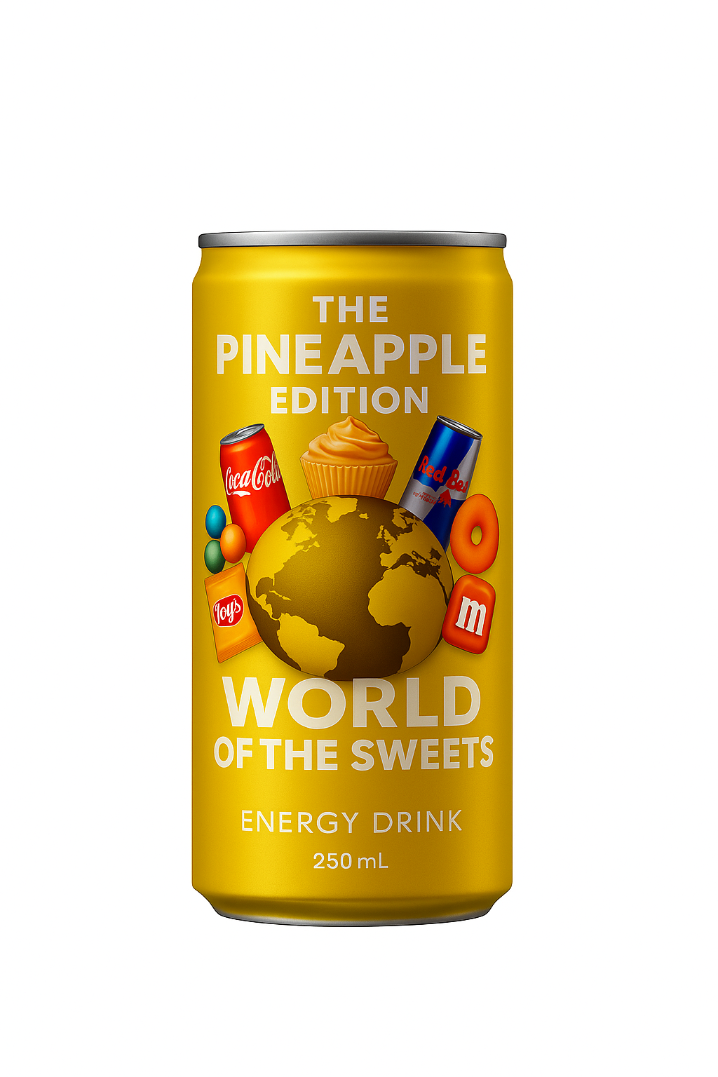 Boisson énergisante World of the Sweets- Pine Apple Edition 250 ml
