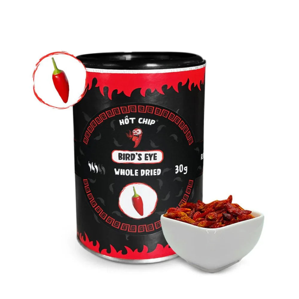 Hot Chip Bird's Eye Dried Chilli Pods