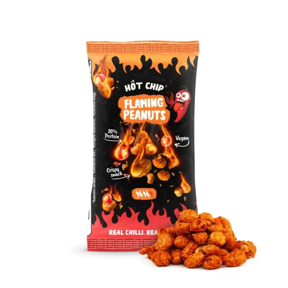 Hot Chip Peanuts Flaming