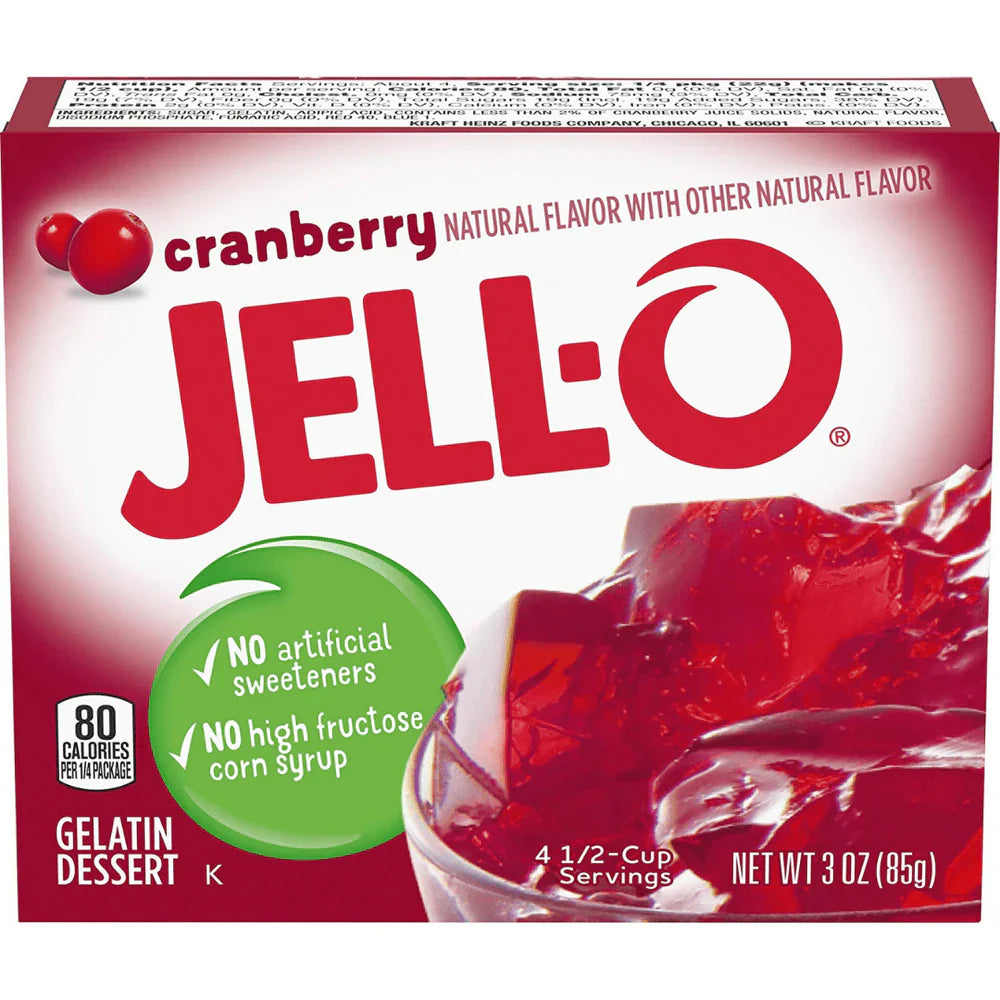 Jell-O Gelatin Cranberry