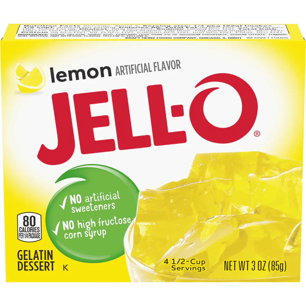 Jell-O Gelatin Lemon