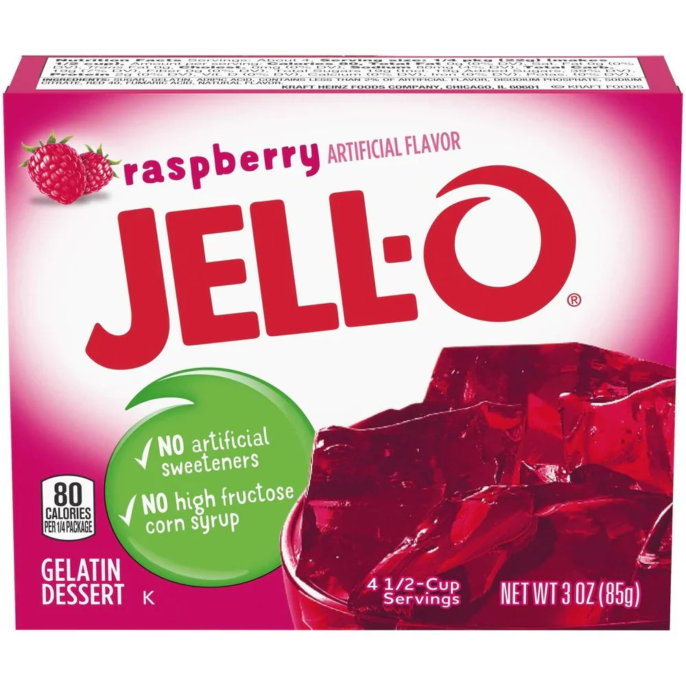Jell-O Gelatin Raspberry