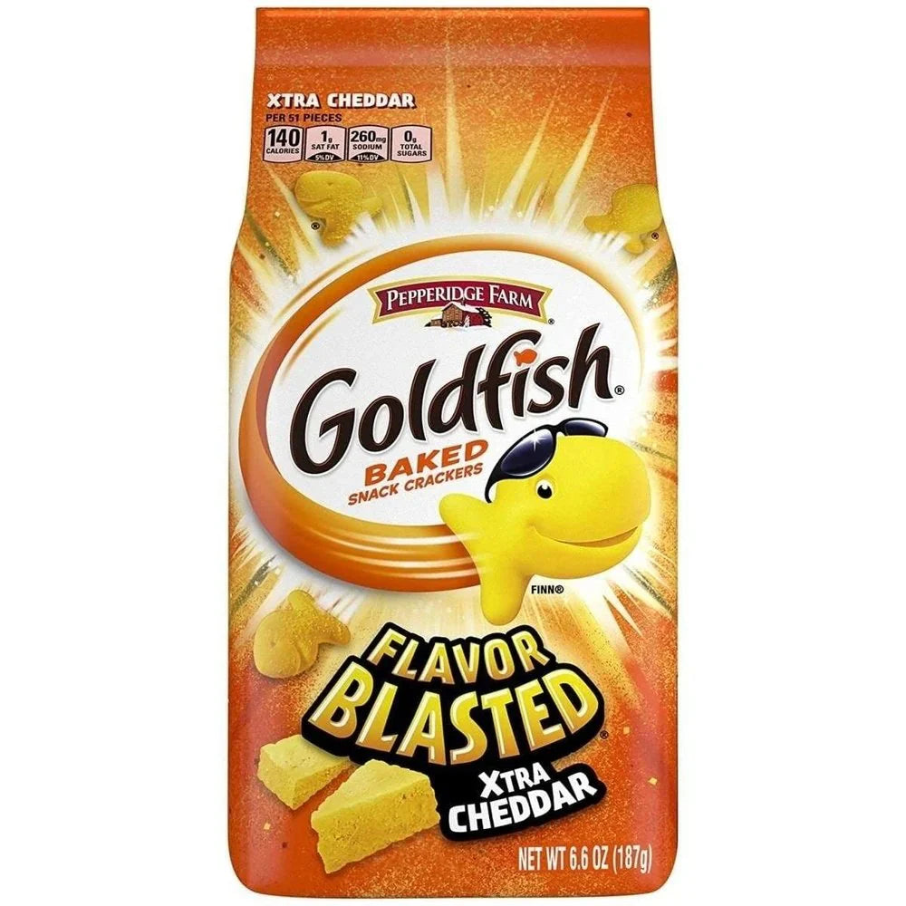 Pepperidge Farm Goldfish Crackers Xtra Cheddar