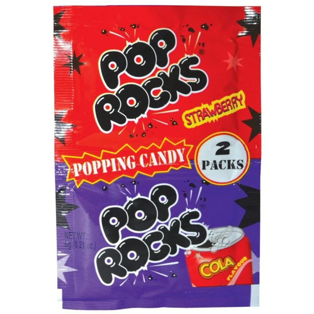 Pop Rocks Popping Candy Strawberry Cola