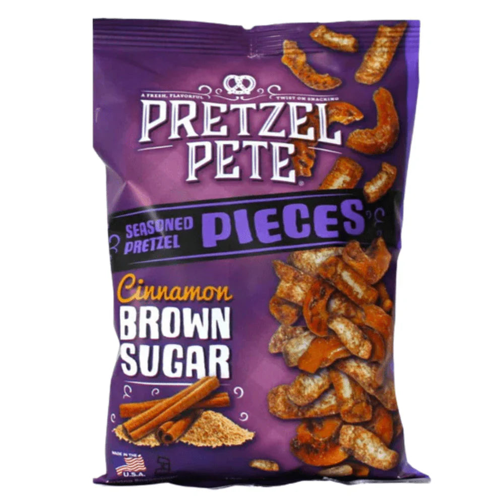 Pretzel Pete Pieces Cinnamon Brown Sugar