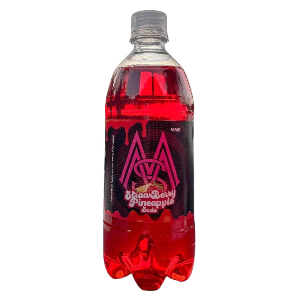 Exotic Pop Rap Soda x MVS Strawberry Pineapple Soda