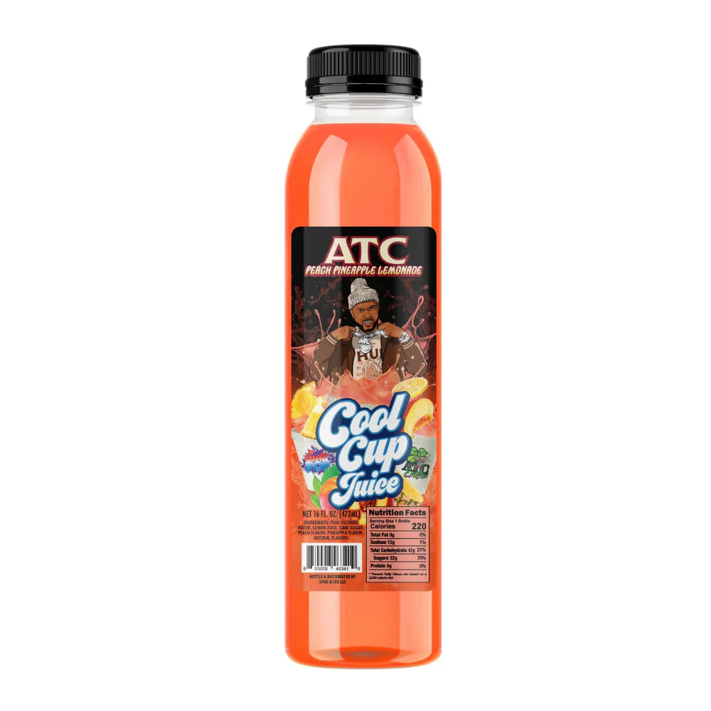 Exotic Pop ATC Peach Pineapple Lemonade Cool Cup Juice