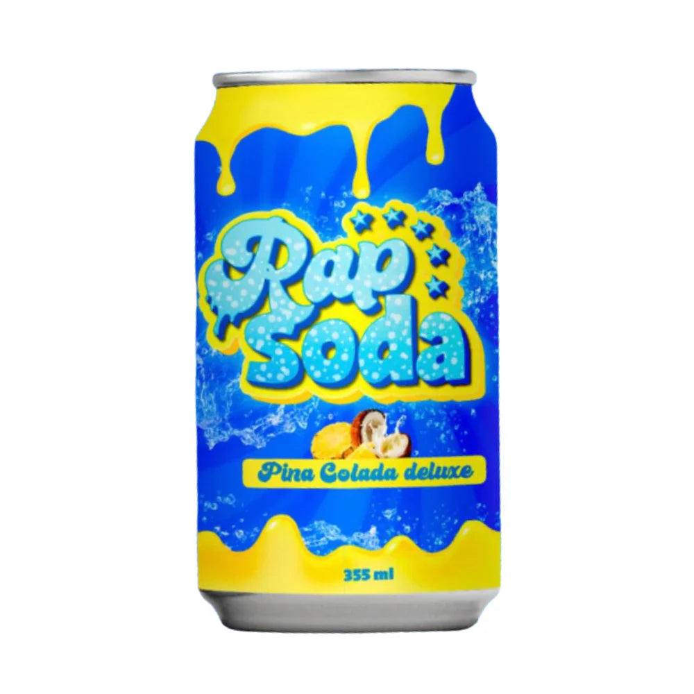Exotic Pop Rap Soda Pina Colada Deluxe Can