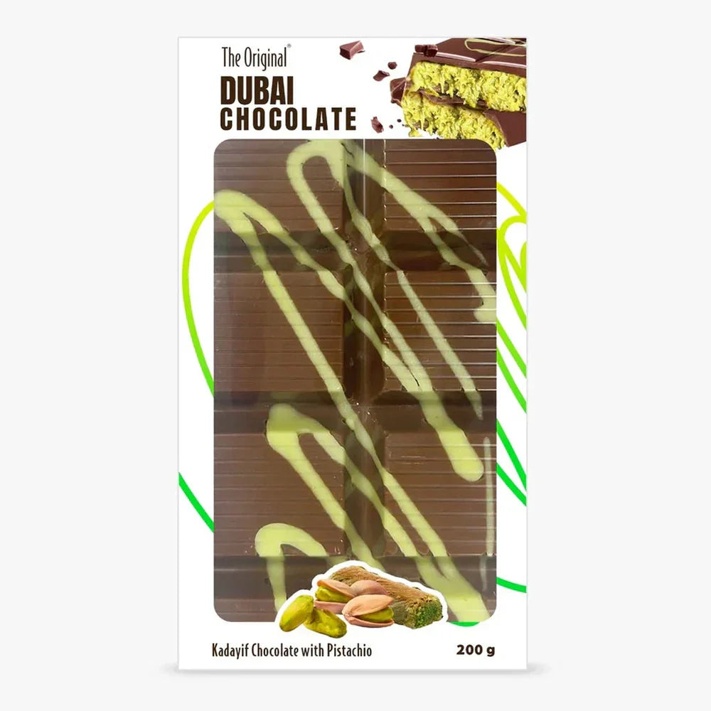 The Original Dubai Chocolate with Pistachio 200G (Big)