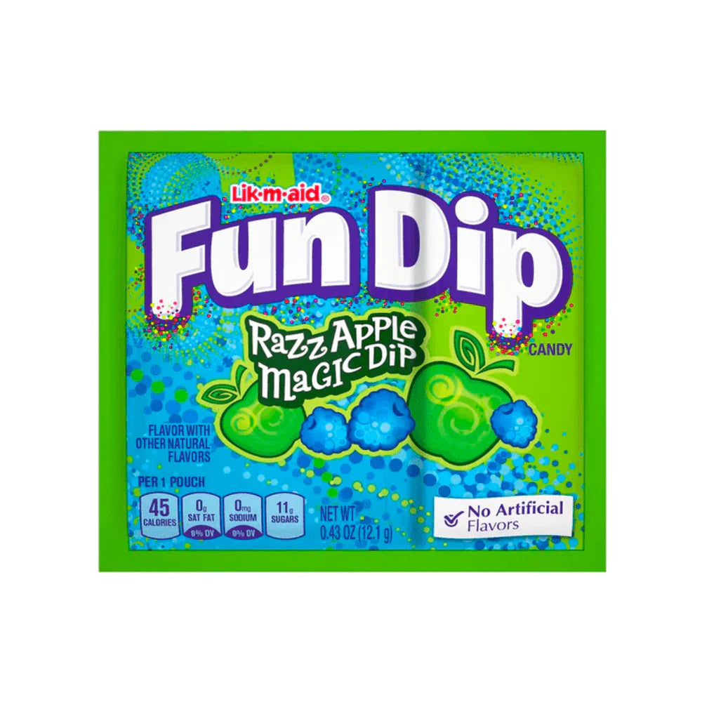 Wonka Fun Dip Razz Apple Magic Dip