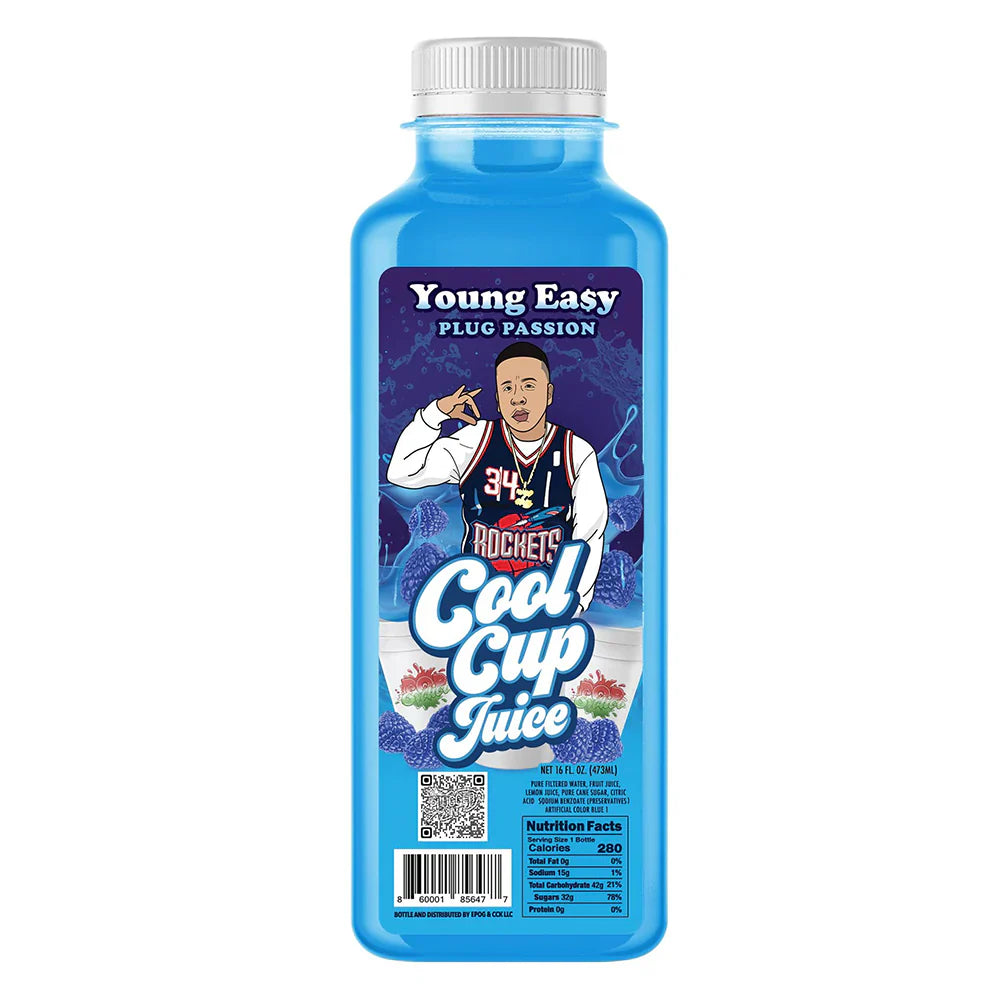 Exotic Pop x Cool Cup Juice Young Ea$y Plug Passion Blue Raspberry